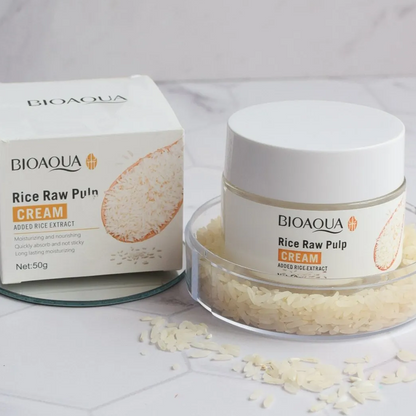 Crema facial de arroz Bioaqua