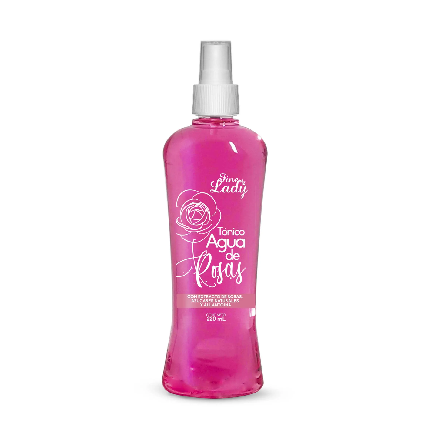 Agua de rosas 220 ml Fine Lady