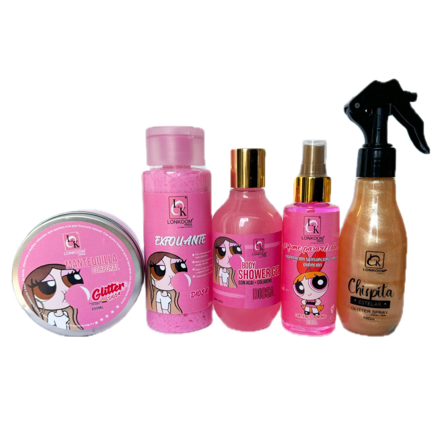 Kit x5 chicas Super Power + Envio GRATIS