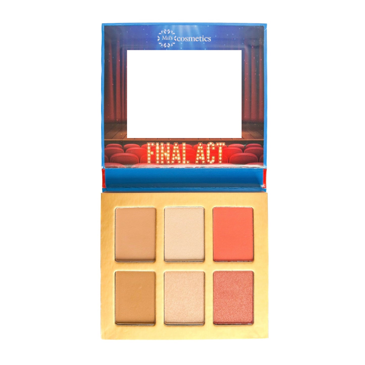 Paleta rubor final act Miis cosmetics