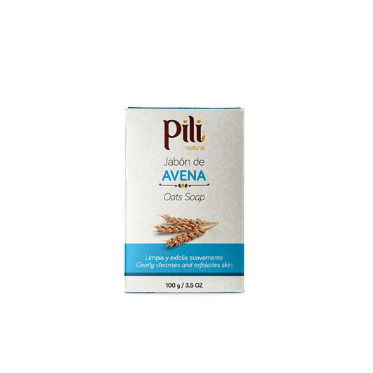 Jabon en barra avena 100gr Pili