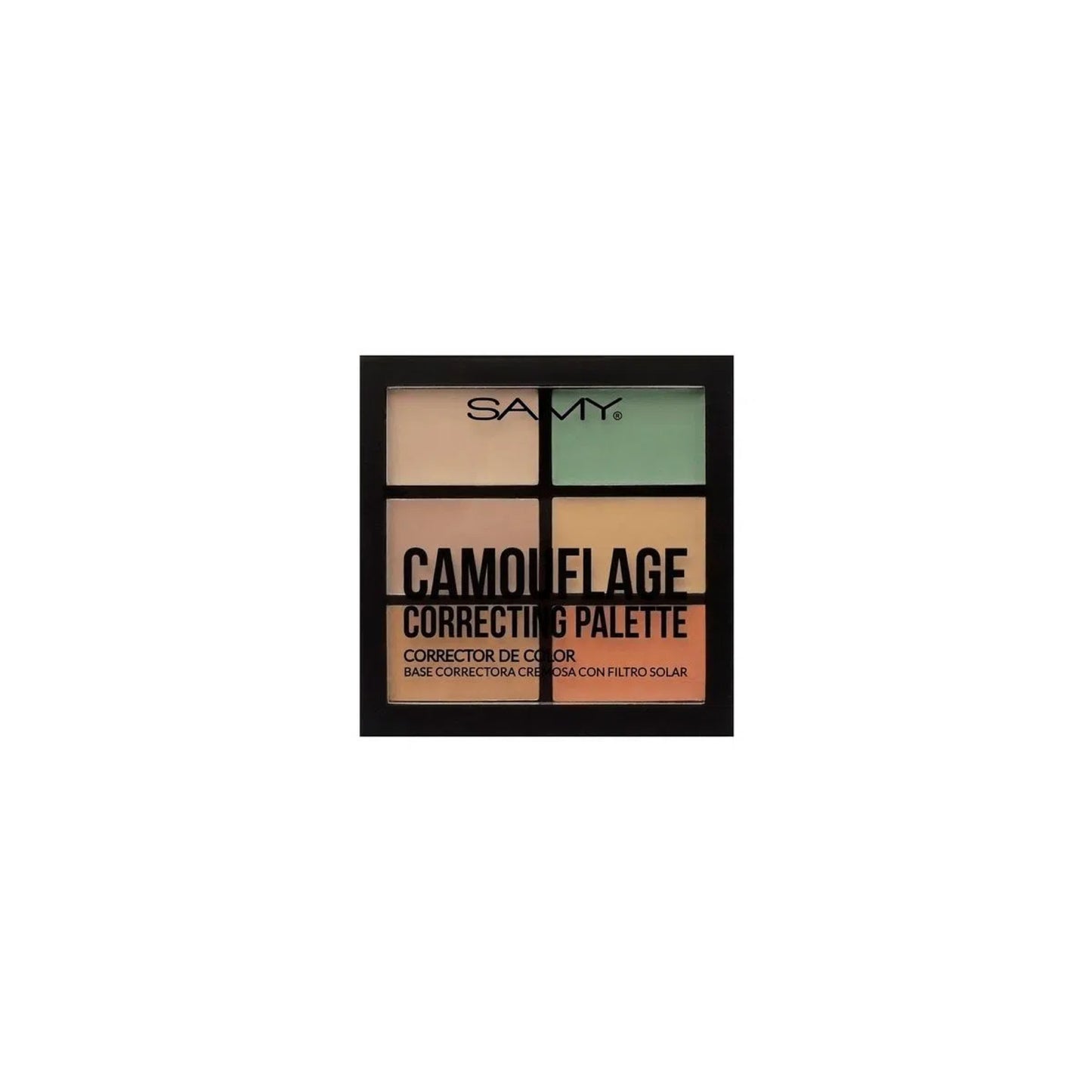 Paleta corrector y camuflaje en crema Samy